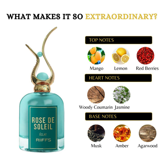 Rose de soleil eclat